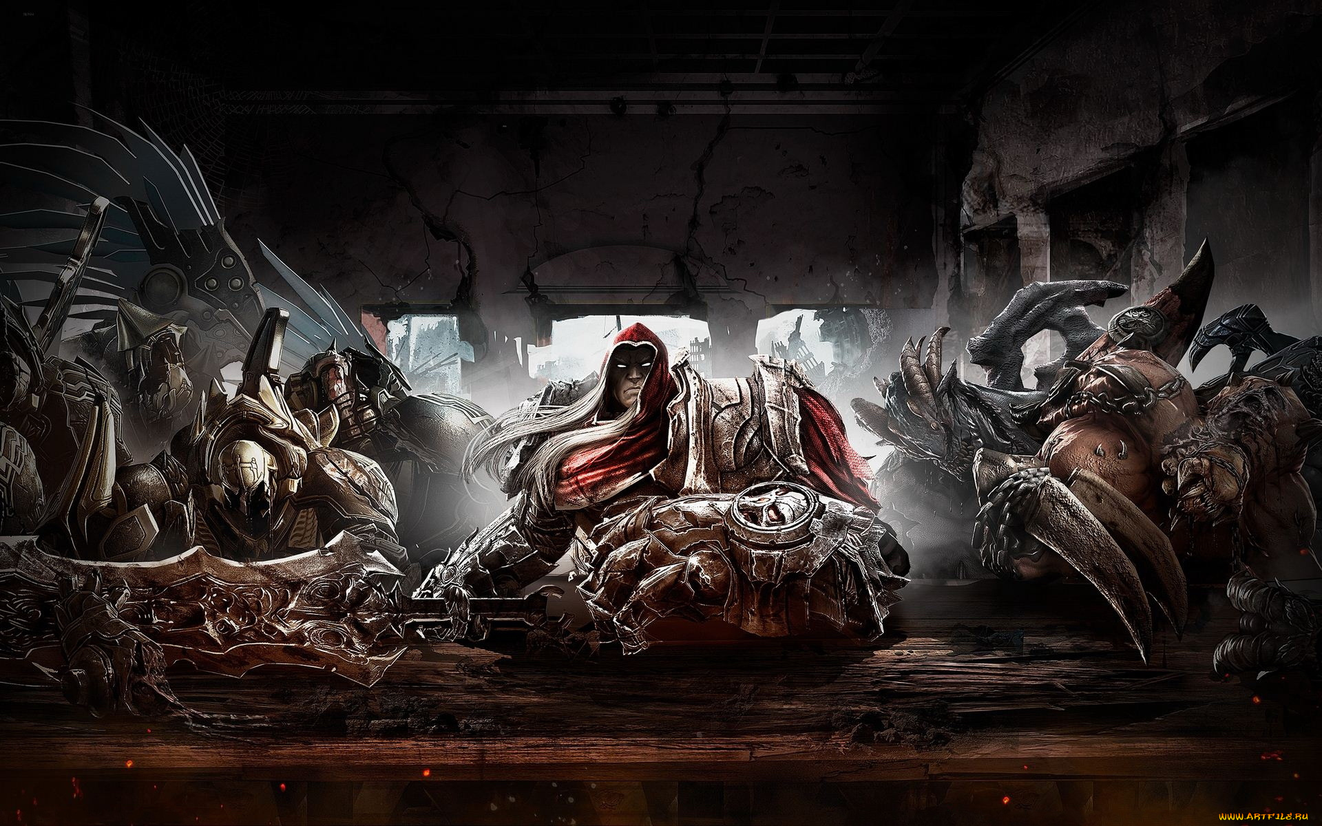 видео, игры, darksiders, wrath, of, war