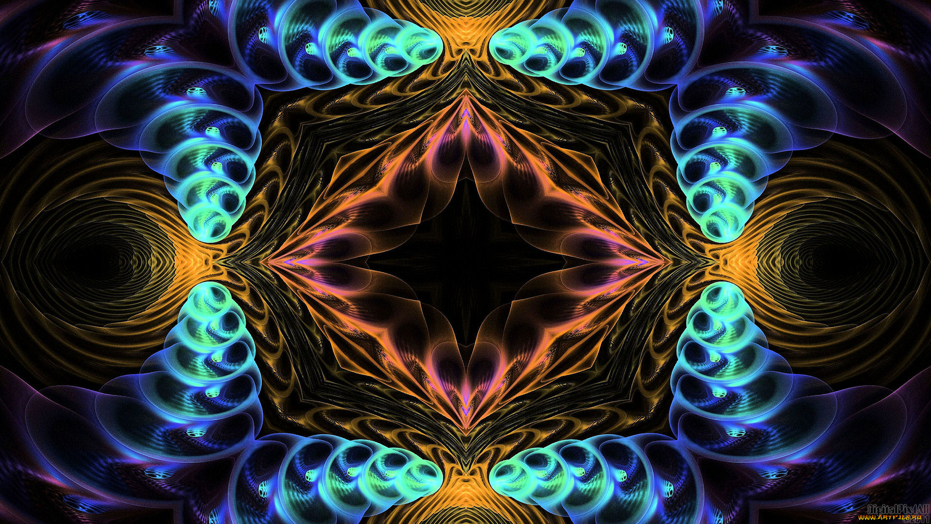 3д, графика, fractal, фракталы, абстракция, узор