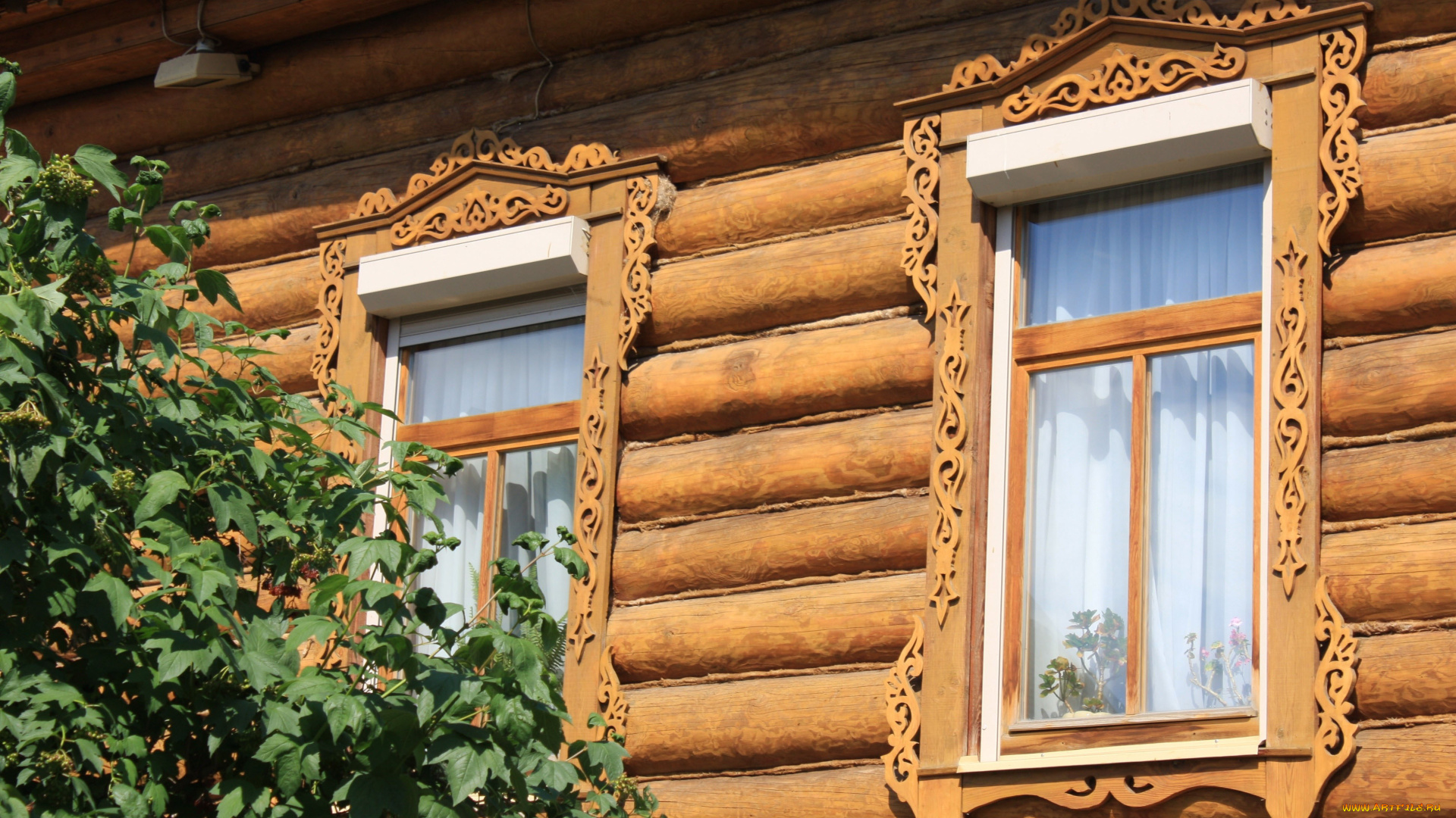 разное, элементы, архитектуры, бревна, окна, резные, наличники