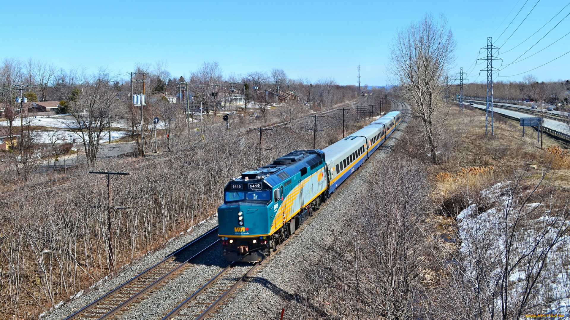 техника, поезда, пассажирский, поезд
