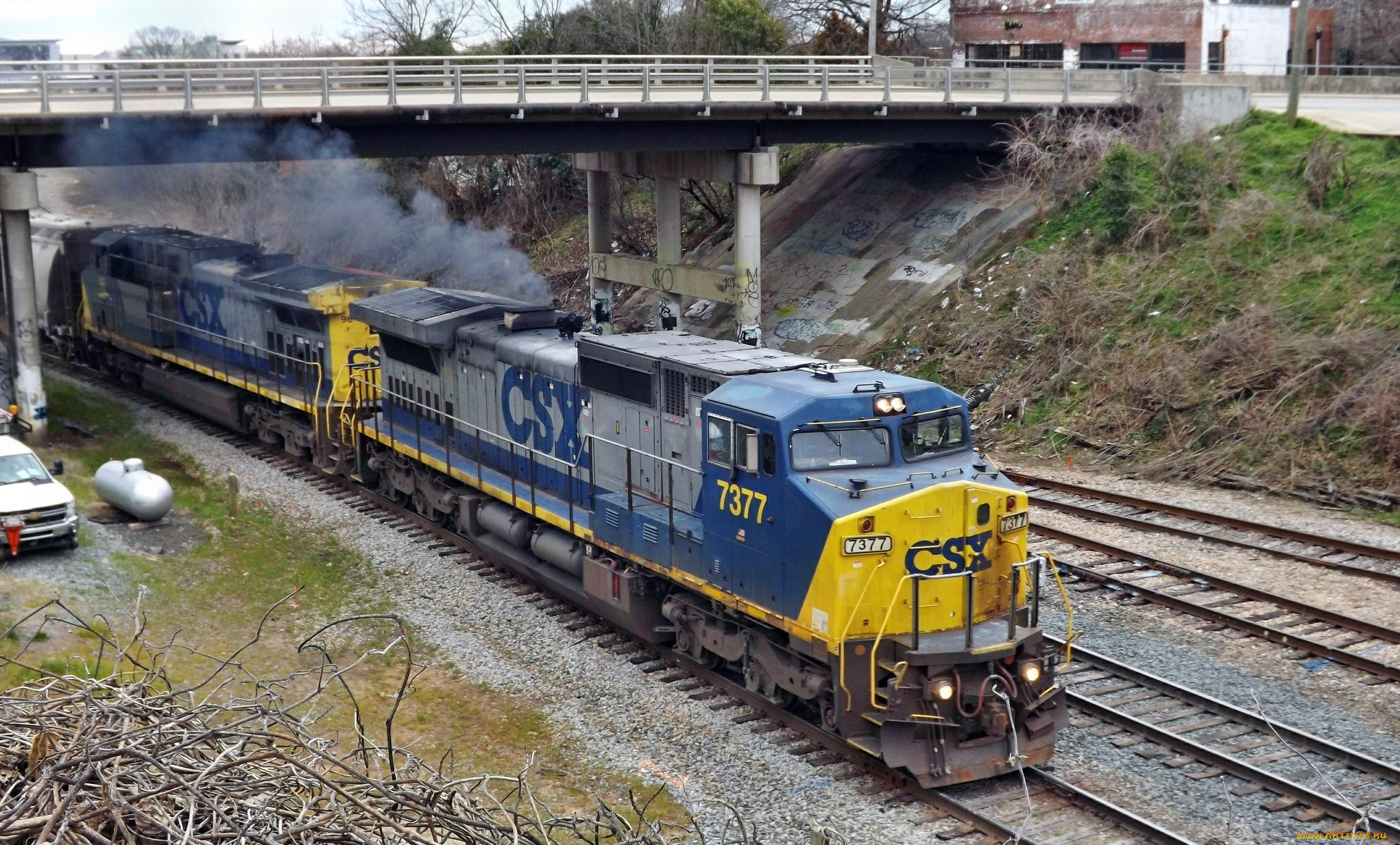 техника, поезда, рельсы, железная, дорога, вагоны, грузовой, состав, локомотив