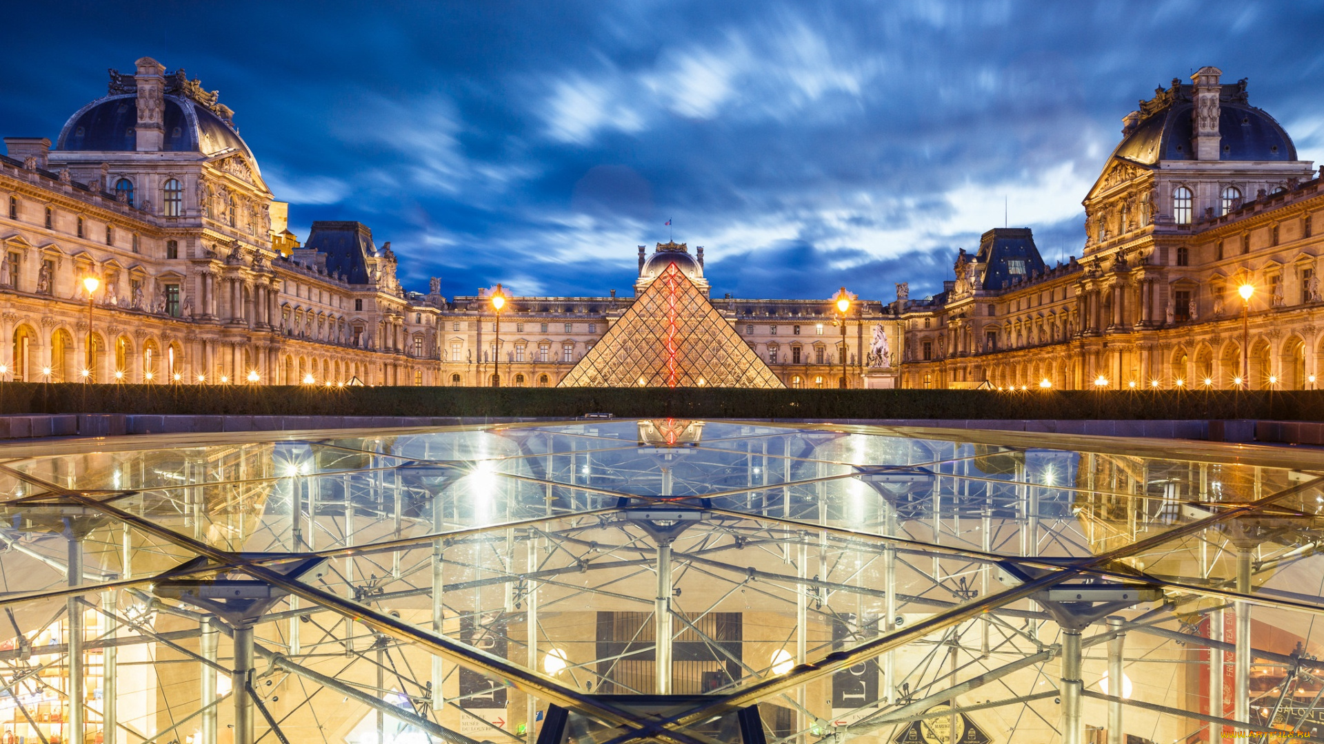 carroussel, du, louvre, города, париж, , франция, площадь, огни, дворец