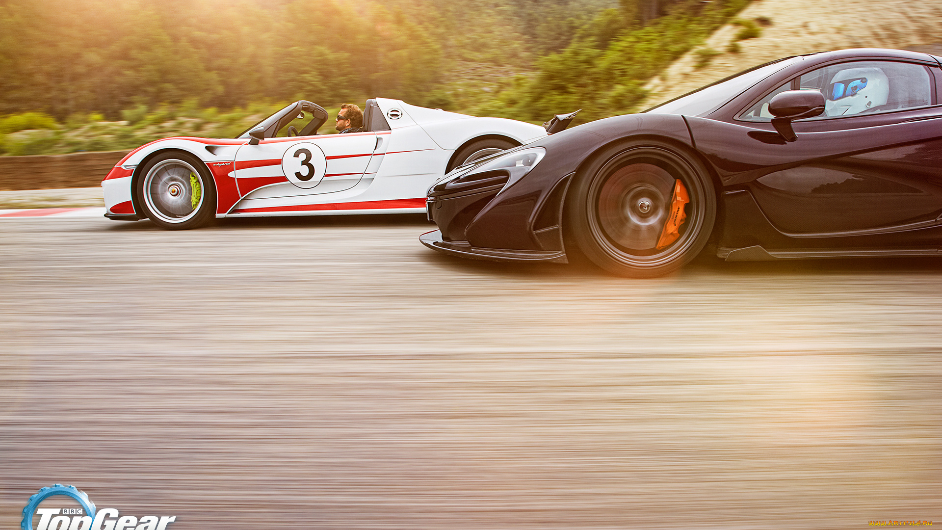 кино, фильмы, top, gear, mclaren, p1, porsche, 918, spider, speed, sun, supercars