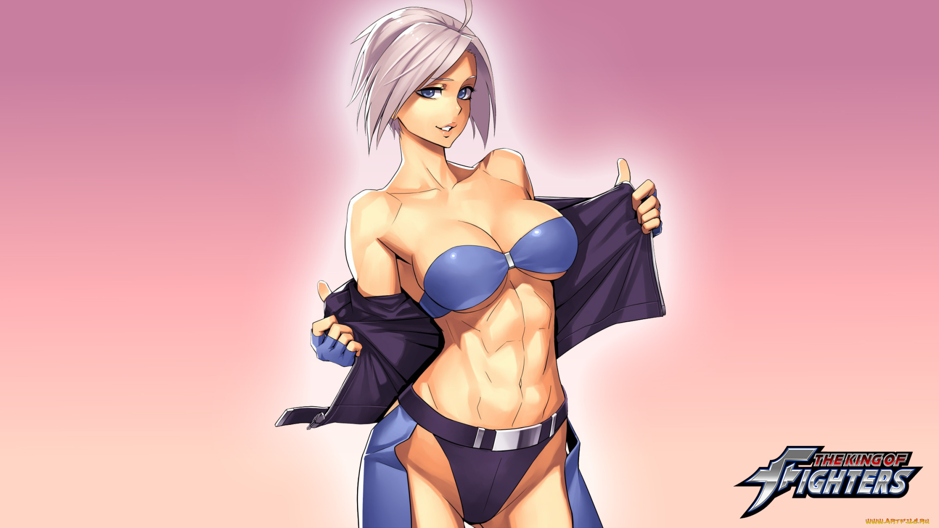 видео, игры, king, of, fighters, 2002, 2003, девушка, арт, king, of, fighters, эротика, взгляд, поза
