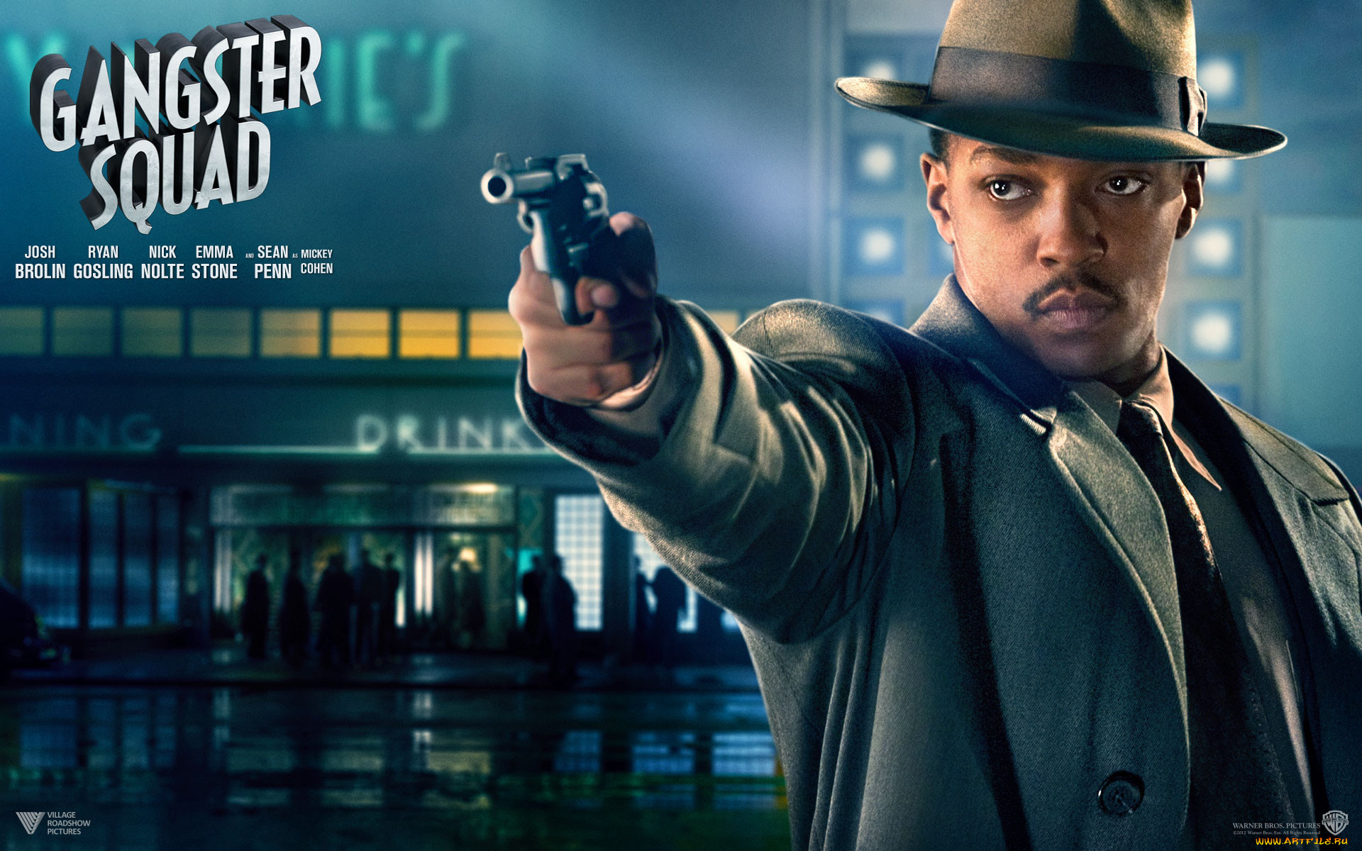 кино, фильмы, gangster, squad, squad, gangster, экшен, гангстеров, охотники, на