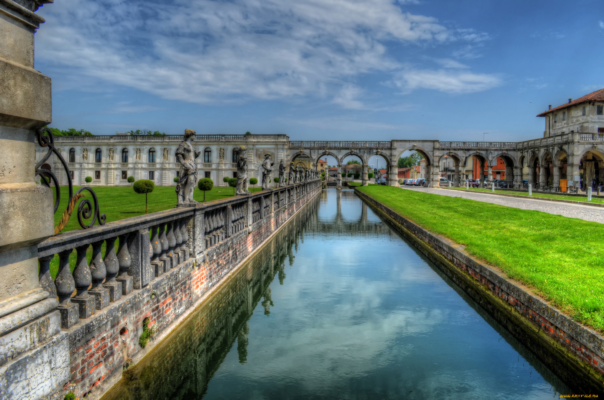 парк, , замок, , пруд, города, -, улицы, , площади, , набережные, особняк, вилла