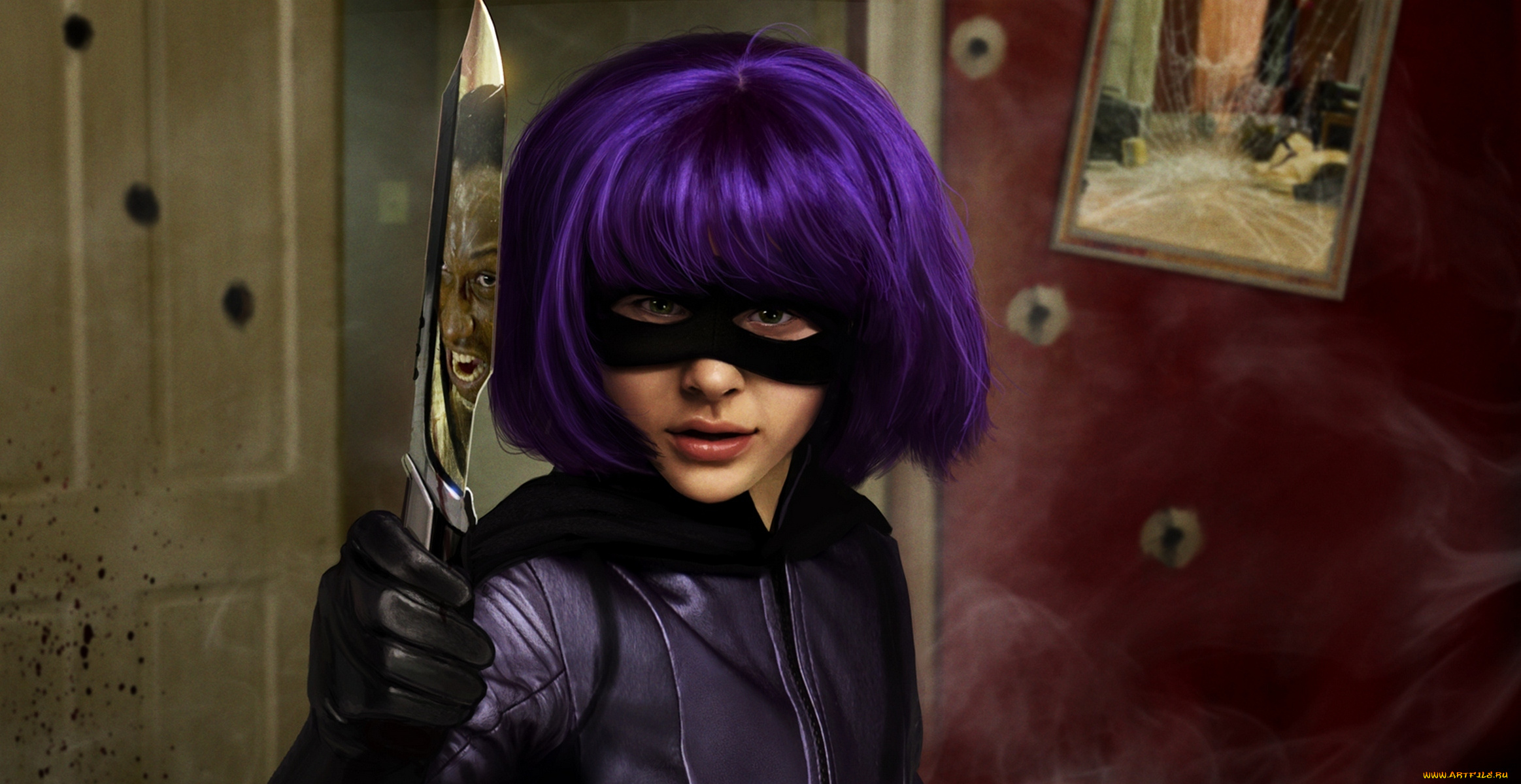 кино, фильмы, kick-ass, актриса, девушка, маска, пародия, комедия, фильм, hit-girl, убивашка, chloe, moretz