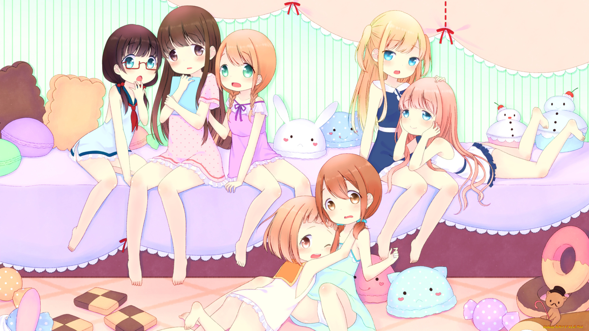 аниме, unknown, , другое, девочки, арт, xenon, simlacurm