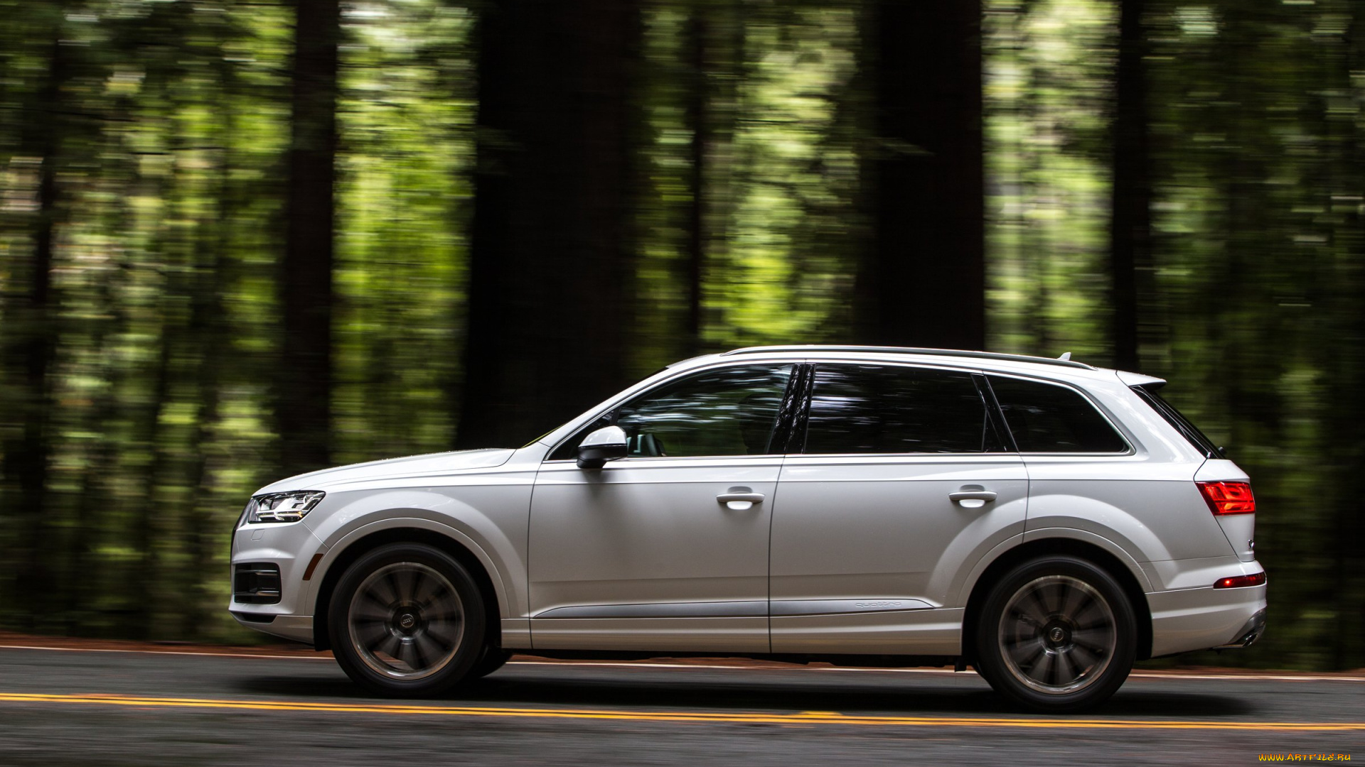 автомобили, audi, q7, us-spec, quattro, tfsi, светлый, 2017г