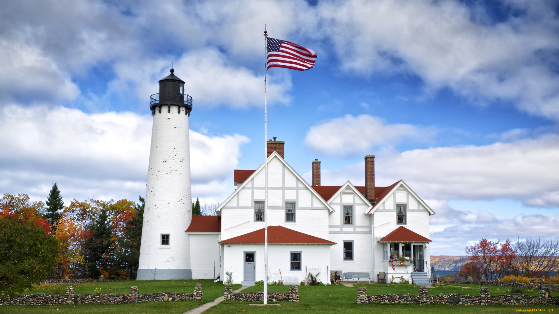 природа, маяки, маяк, побережье