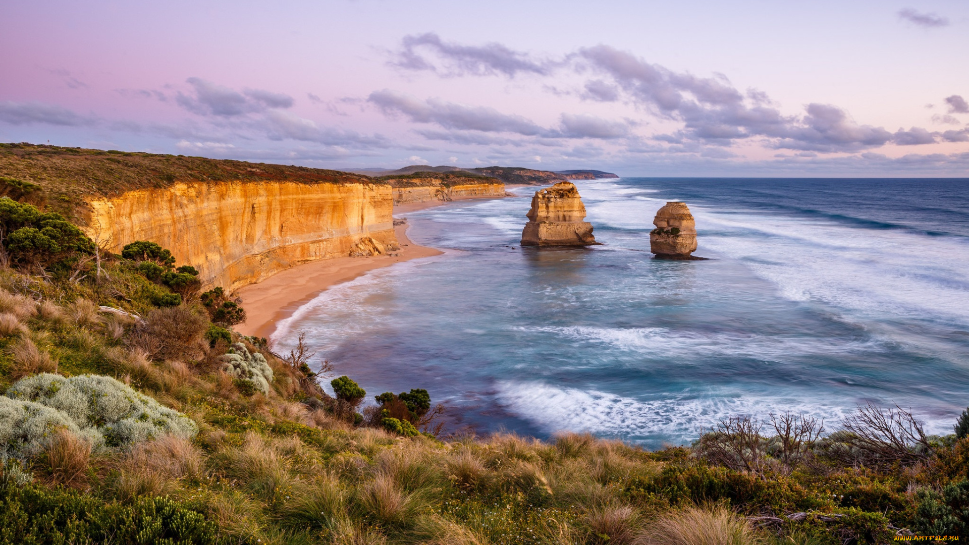 природа, побережье, берег, море
