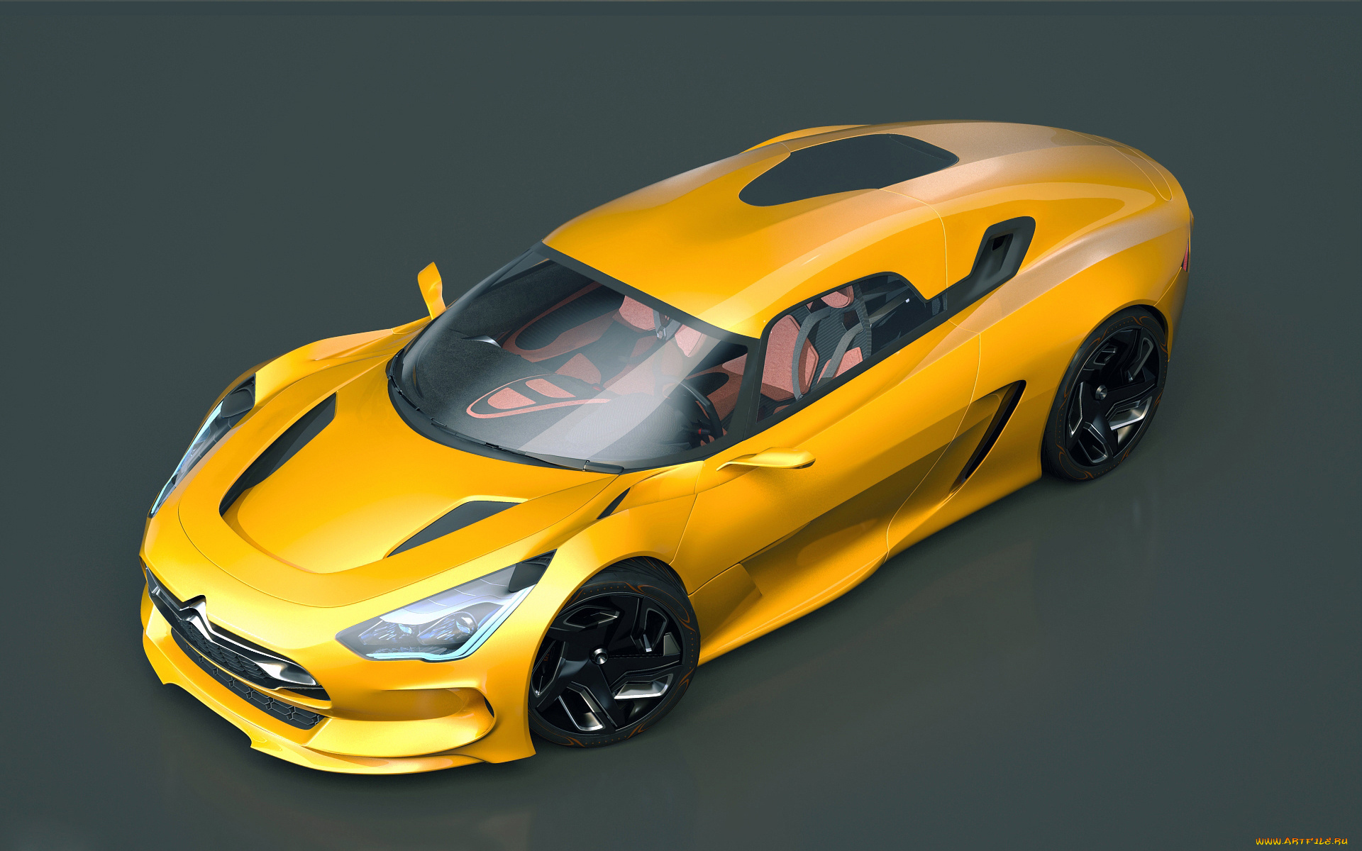 автомобили, 3д, citroen, 3d