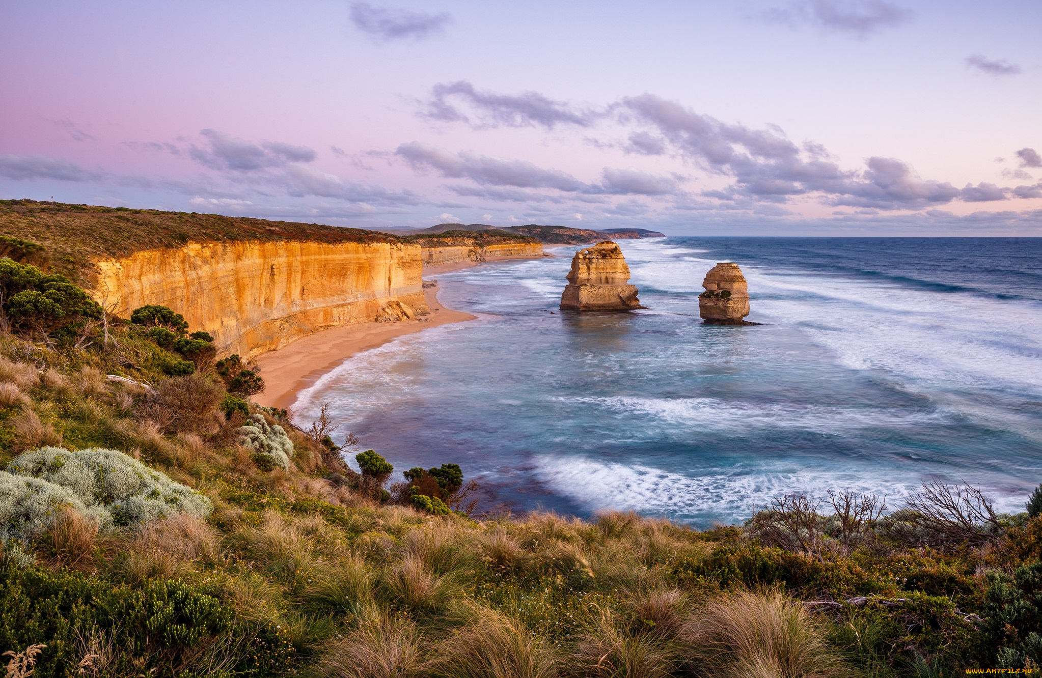 природа, побережье, берег, море