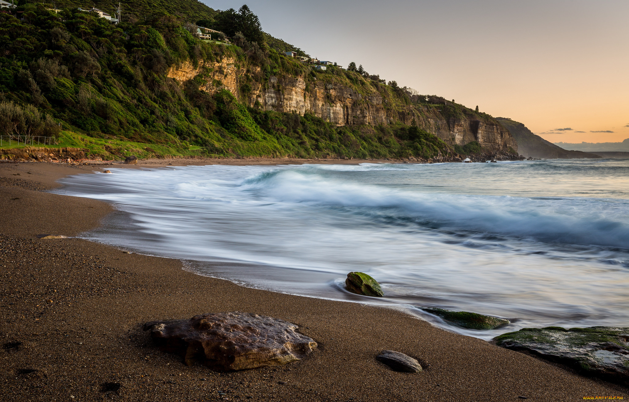 природа, побережье, берег, море