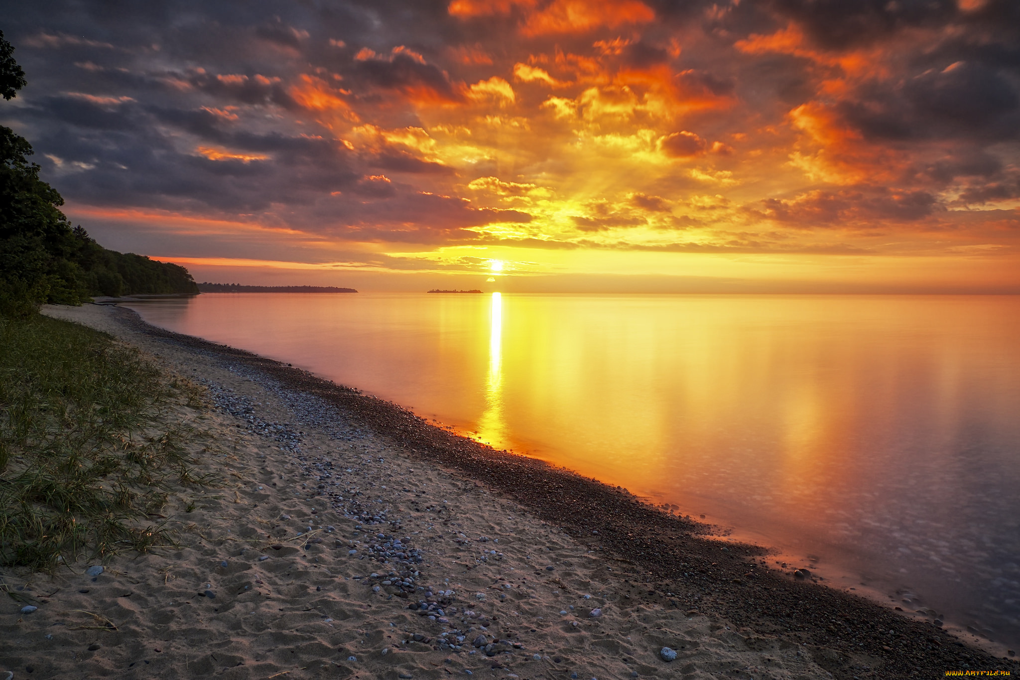 природа, восходы, закаты, закат