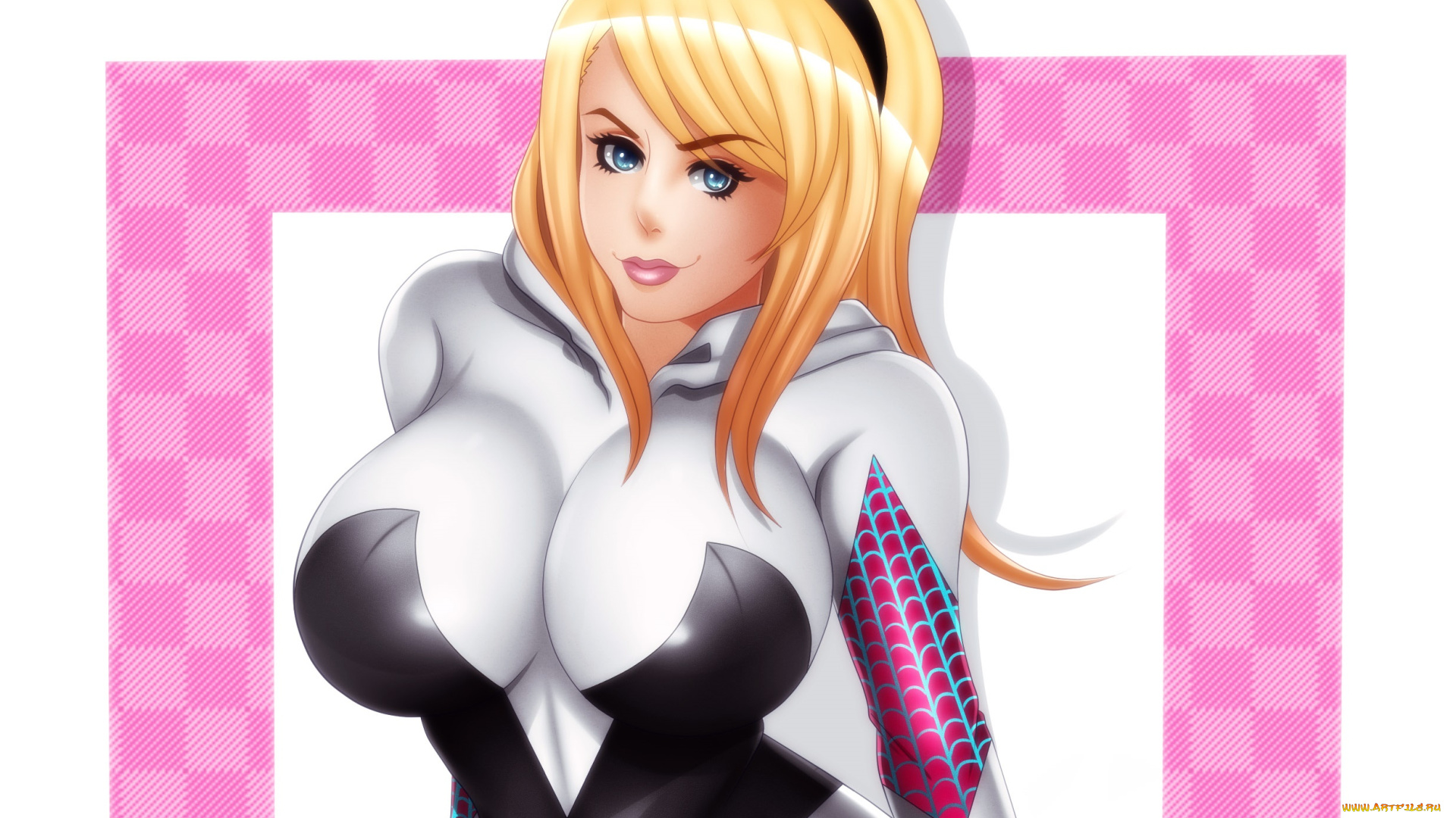 векторная, графика, девушки, , girls, фон, взгляд, девушка