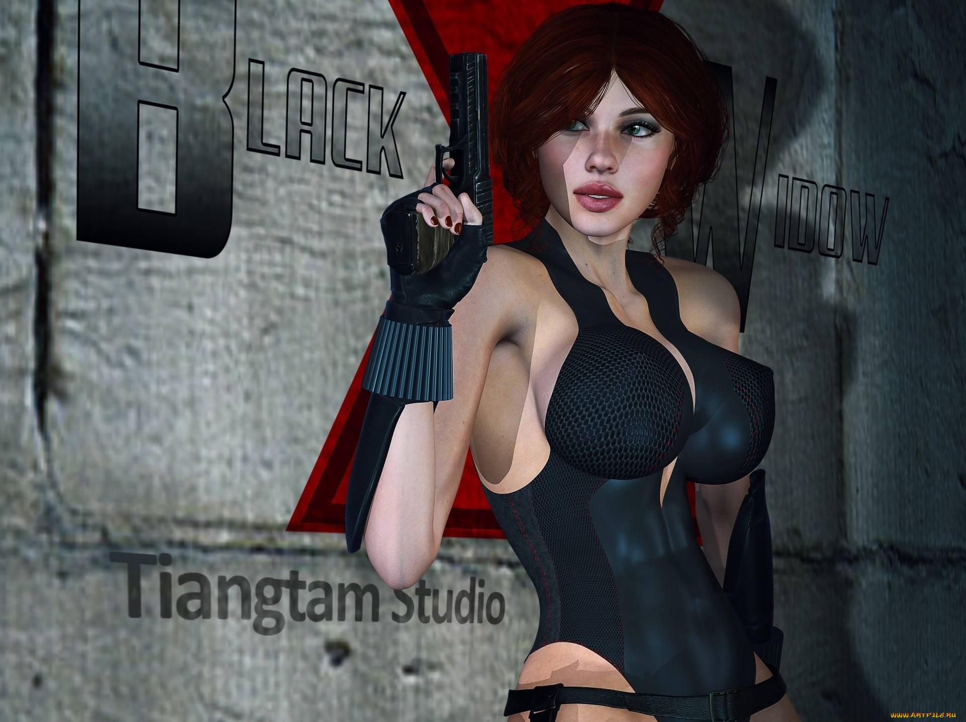 3д, графика, фантазия, , fantasy, фон, взгляд, девушка