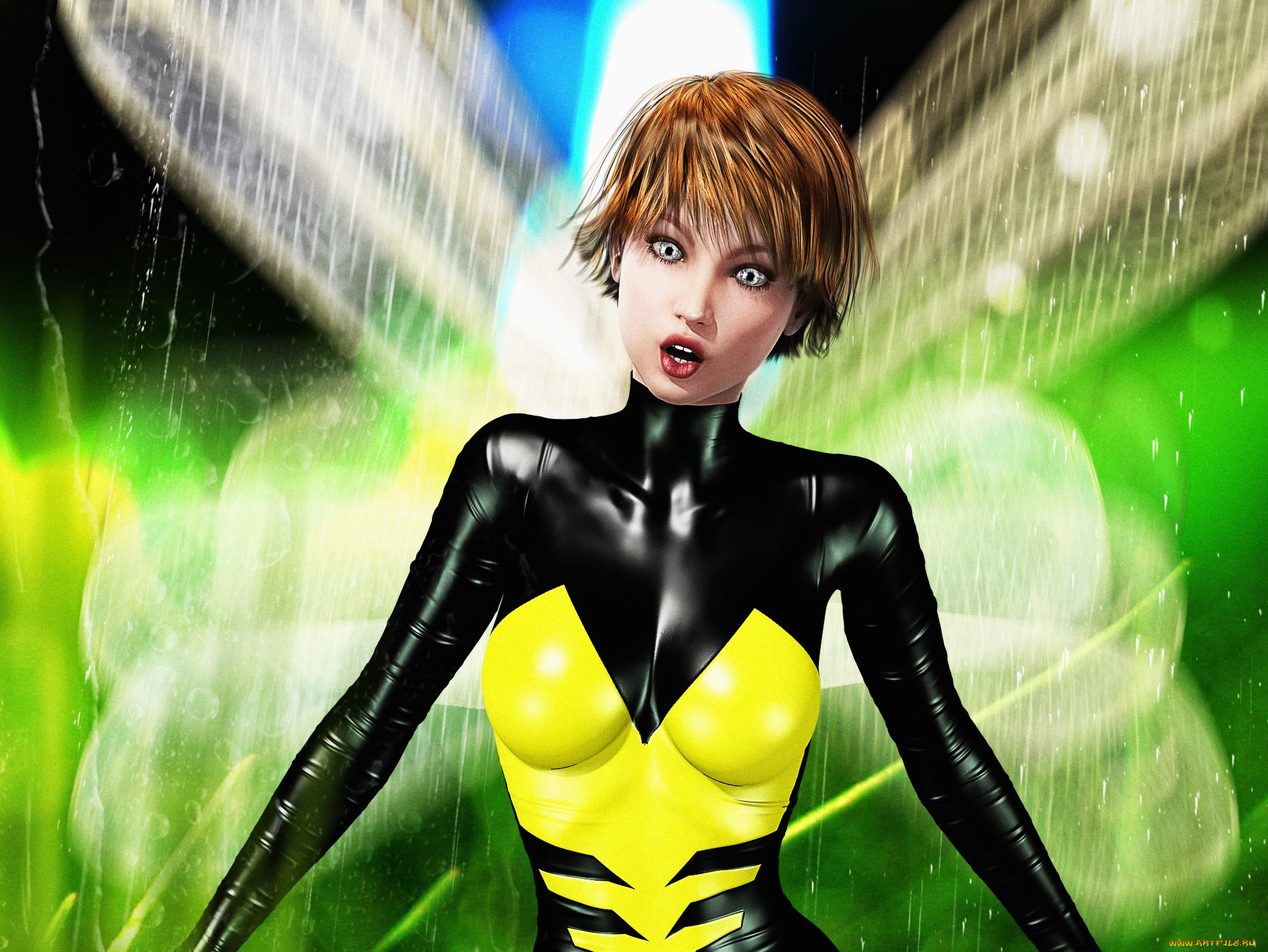 3д, графика, люди, , people, взгляд, фон, девушка