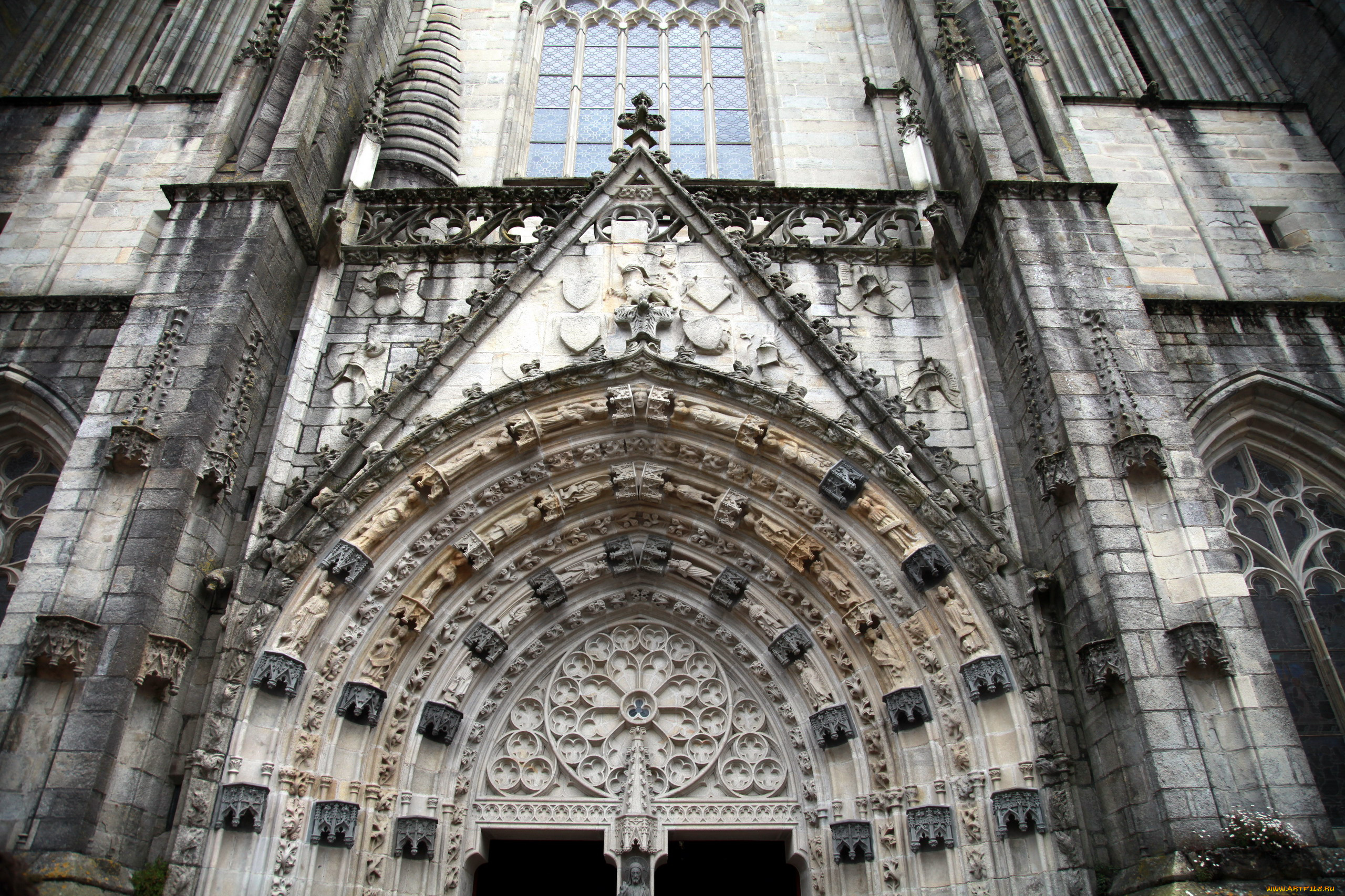 разное, элементы, архитектуры, собор