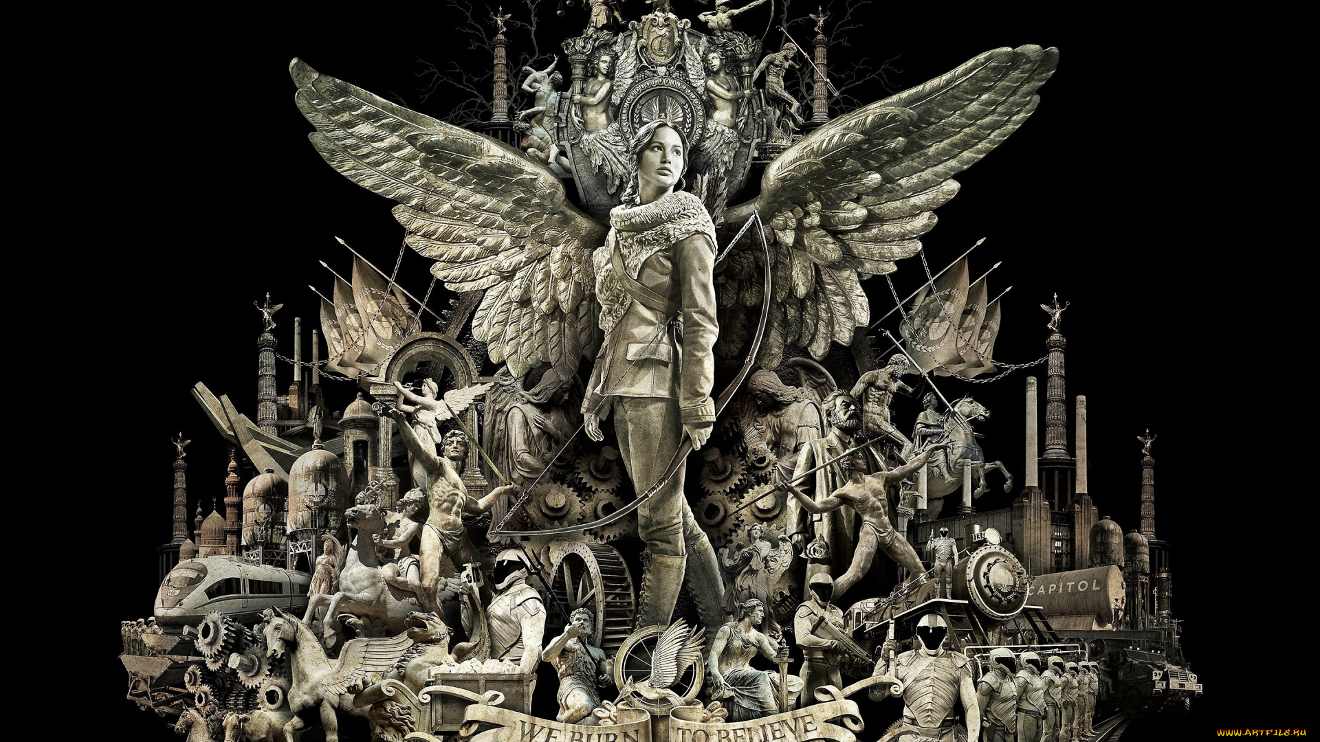 кино, фильмы, the, hunger, games, , catching, fire, персонажи, крылья