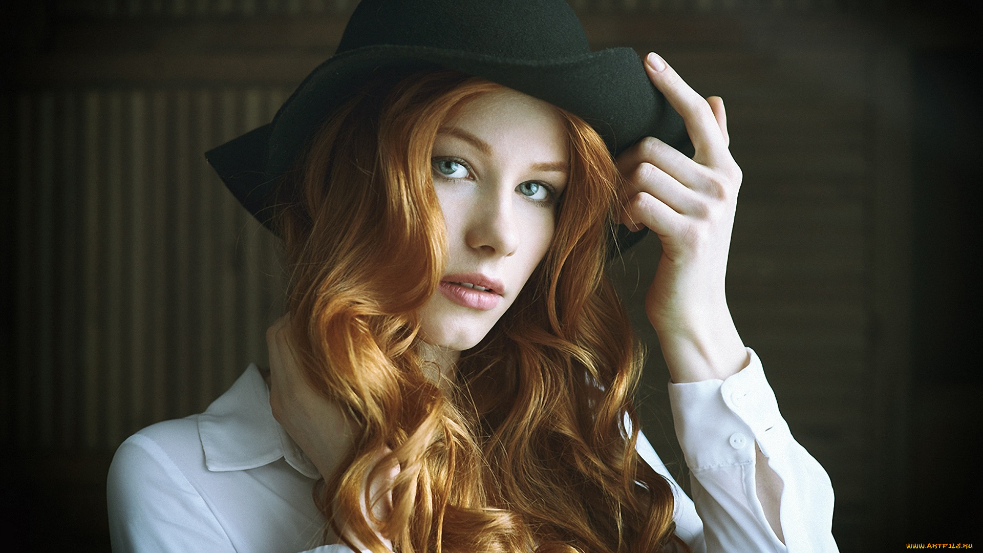 anastasia, zhilina, девушки, анастасия, жилина, anastasia, zhilina, шляпа, портрет, анастасия, жилина, девушка, модель, стройная, сексуальная, секси, рыжеволосая, поза, фотосессия, фигура