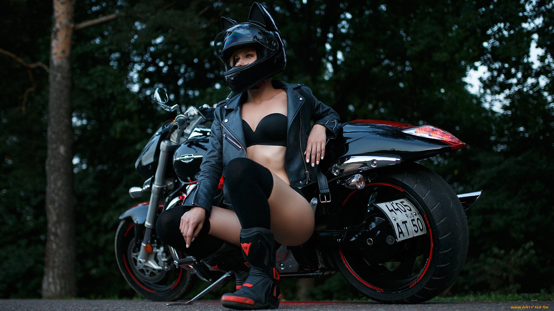 anastasia, zhilina, девушки, анастасия, жилина, anastasia, zhilina, мотоцикл, bike, анастасия, жилина, девушка, модель, стройная, сексуальная, секси, рыжеволосая, поза, фотосессия, фигура