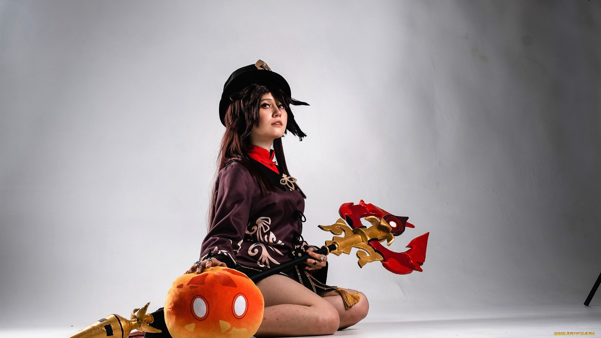 sound, ann, девушки, -, креатив, , косплей, образ, костюм, тыква, посох