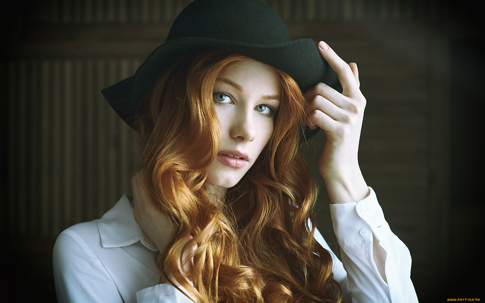 anastasia, zhilina, девушки, анастасия, жилина, anastasia, zhilina, шляпа, портрет, анастасия, жилина, девушка, модель, стройная, сексуальная, секси, рыжеволосая, поза, фотосессия, фигура