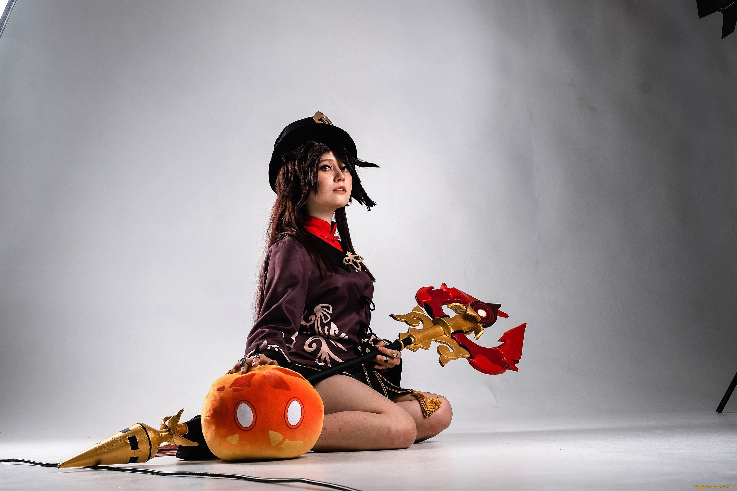 sound, ann, девушки, -, креатив, , косплей, образ, костюм, тыква, посох