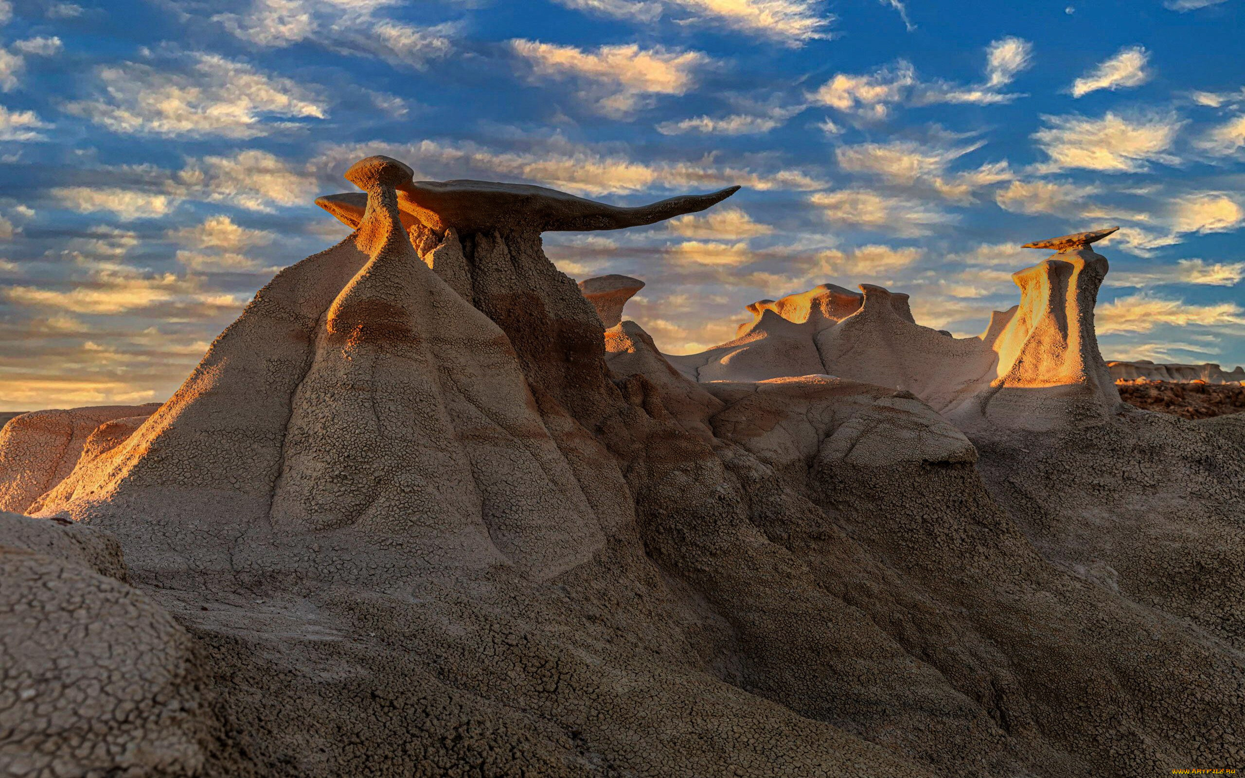 bisti, badlands, new, mexico, природа, горы, bisti, badlands, new, mexico