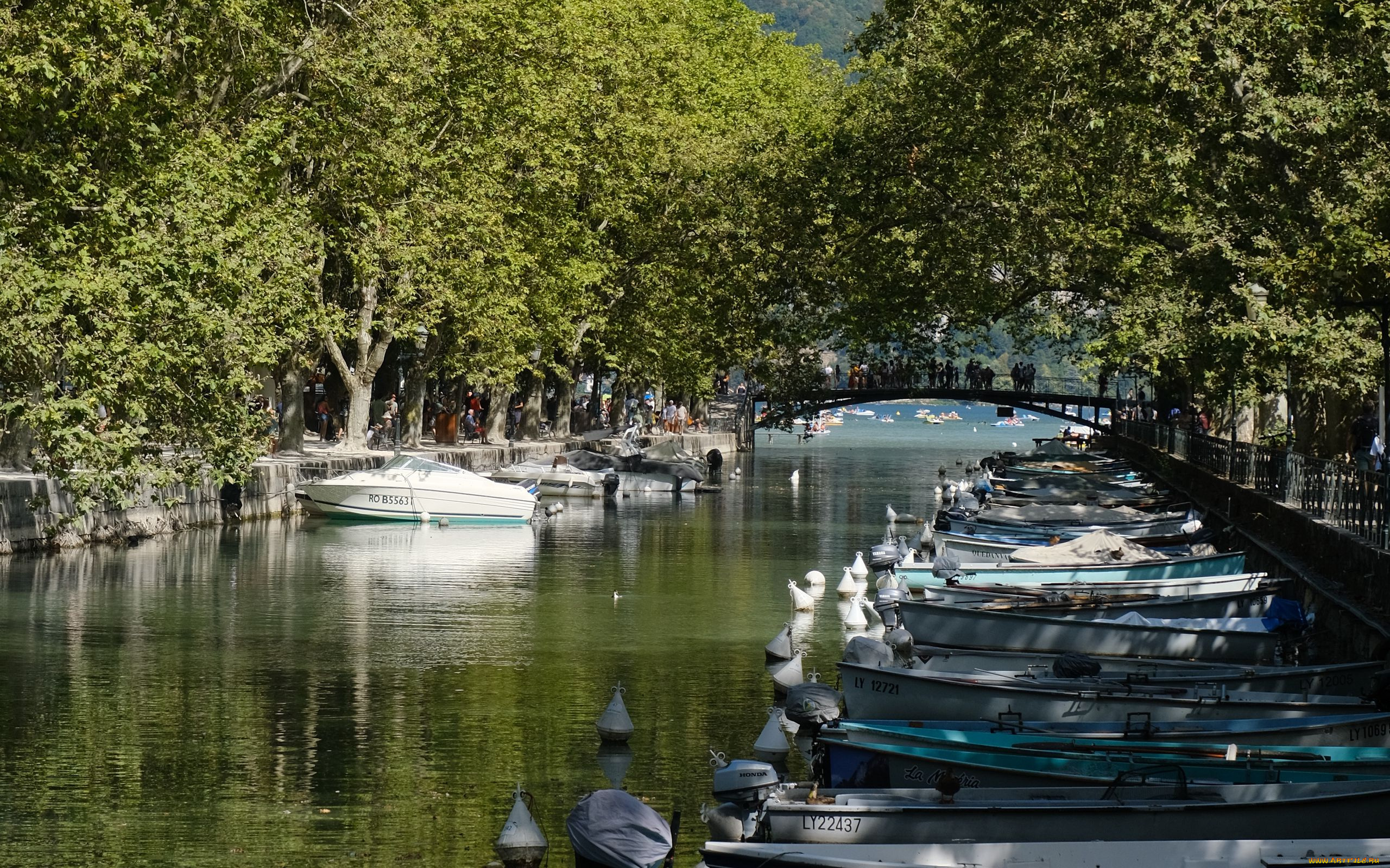 корабли, разные, вместе, мост, канал, лодки, моторные, катера