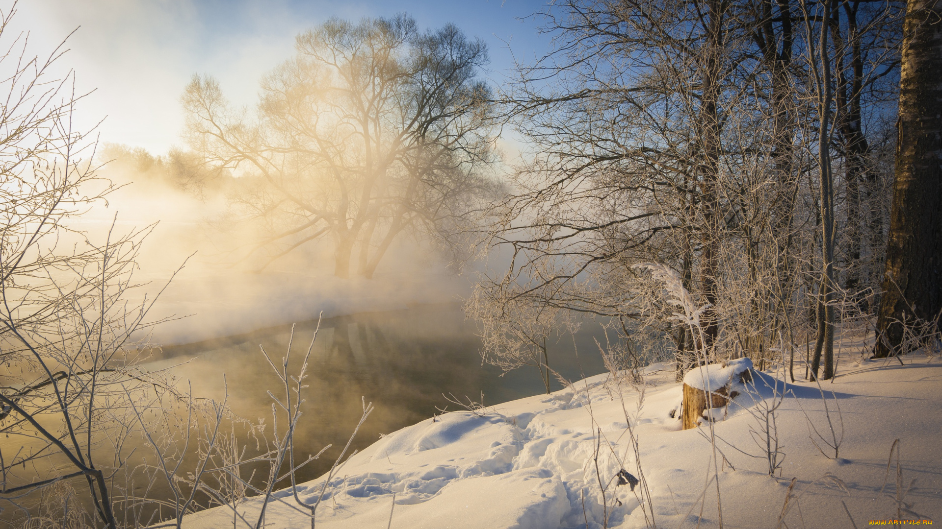 природа, зима, пейзаж