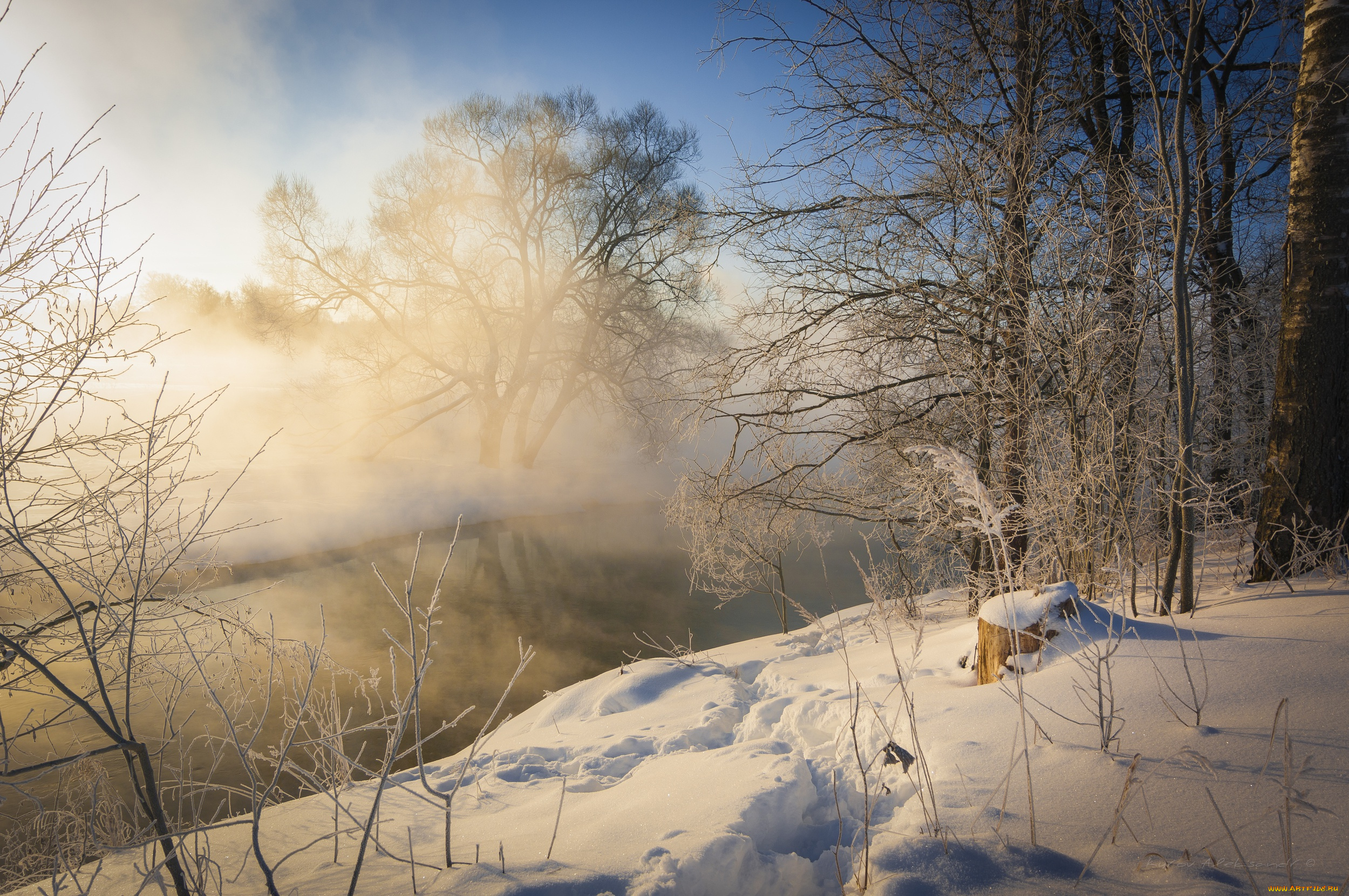 природа, зима, пейзаж