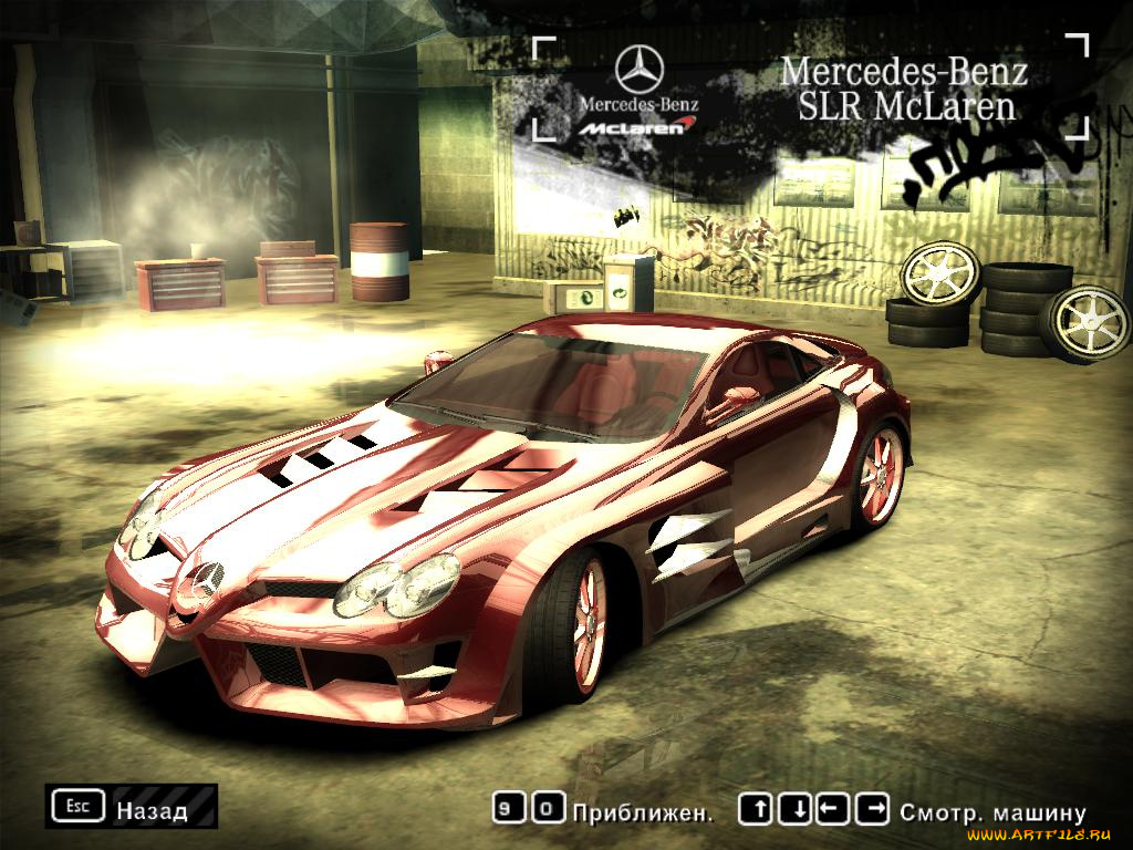 mercedes, benz, slr, видео, игры, need, for, speed, most, wanted