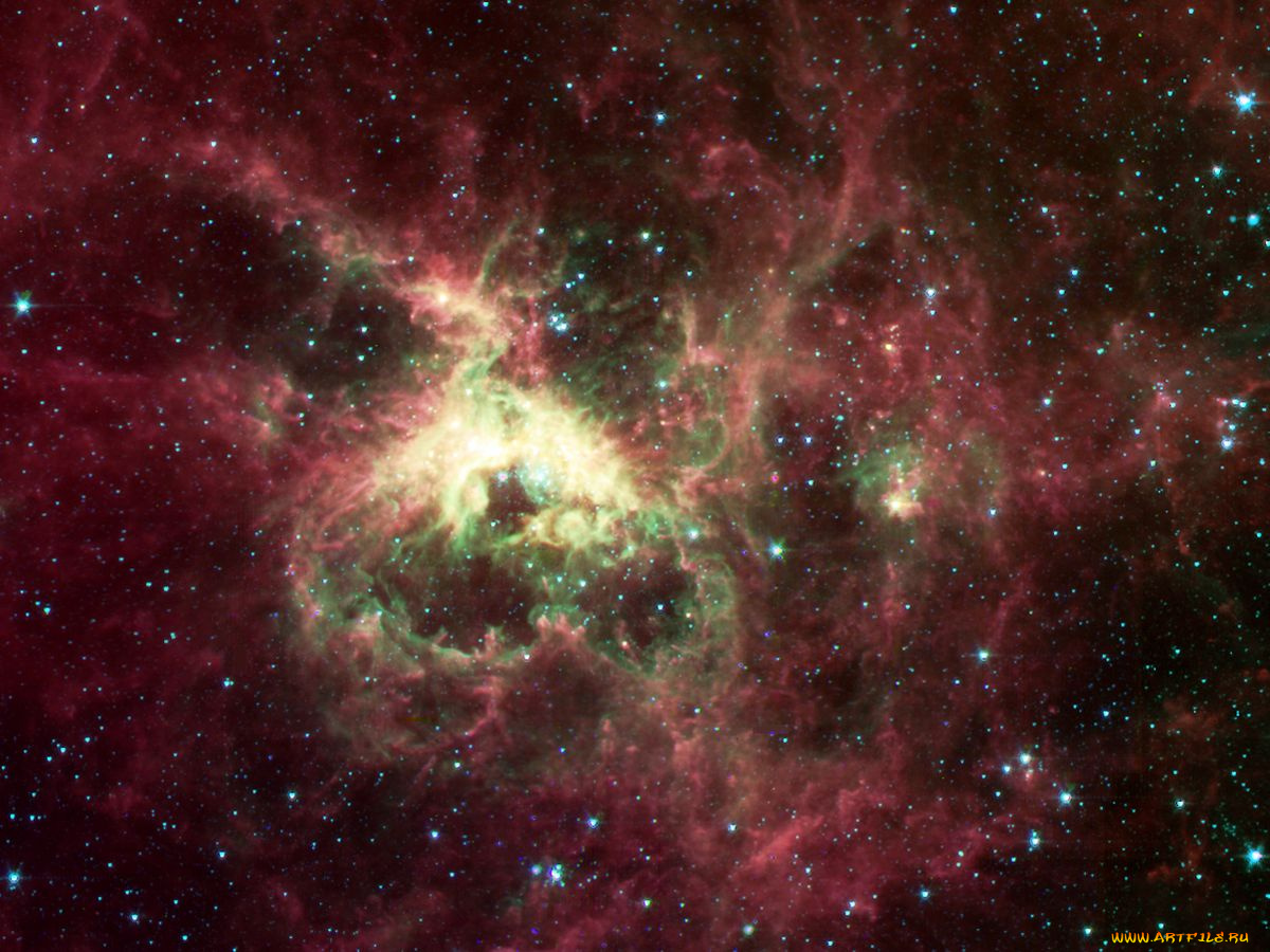 туманность, тарантул, космос, галактики, туманности