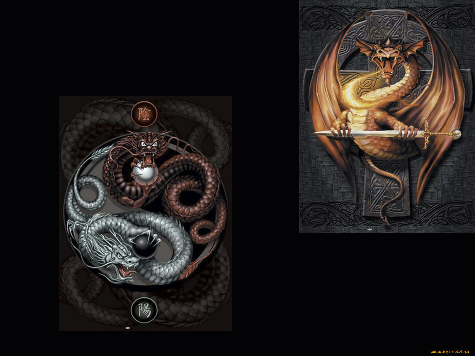 фэнтези, драконы