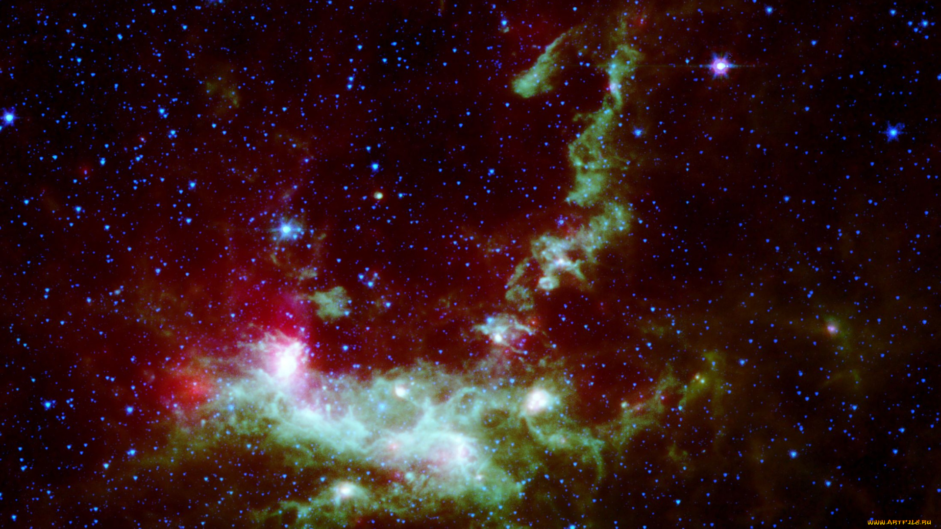 henize, 206, космос, галактики, туманности