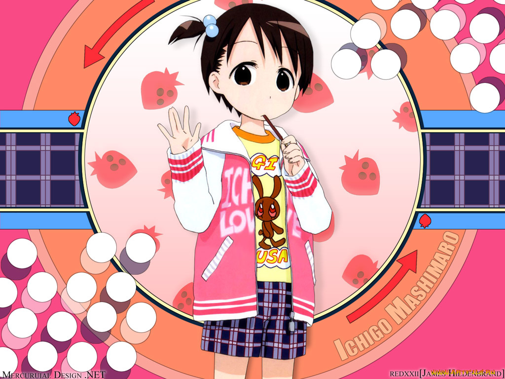 аниме, ichigo, mashimaro