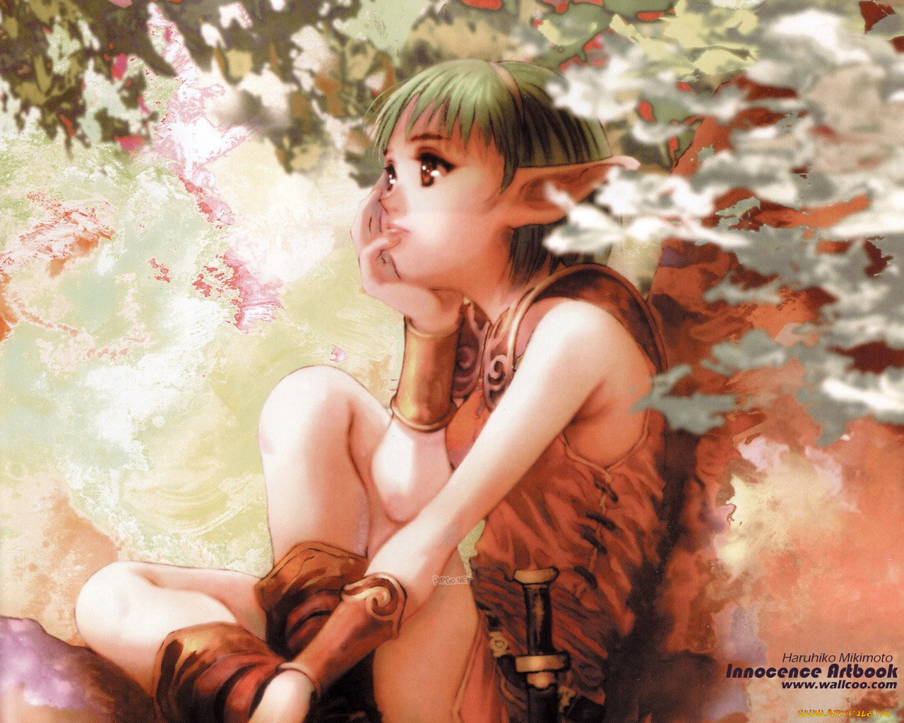 аниме, haruhiko, mikimoto, artbook