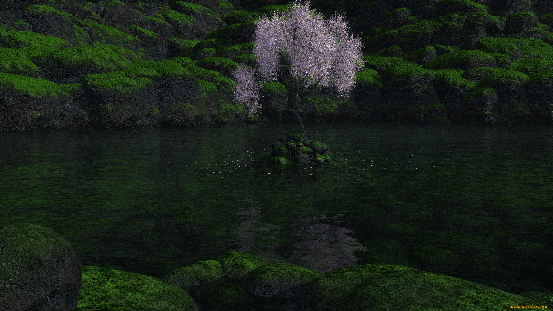 3д, графика, nature, landscape, природа