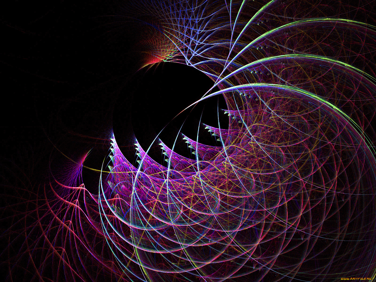 3д, графика, fractal, фракталы, узор, фон