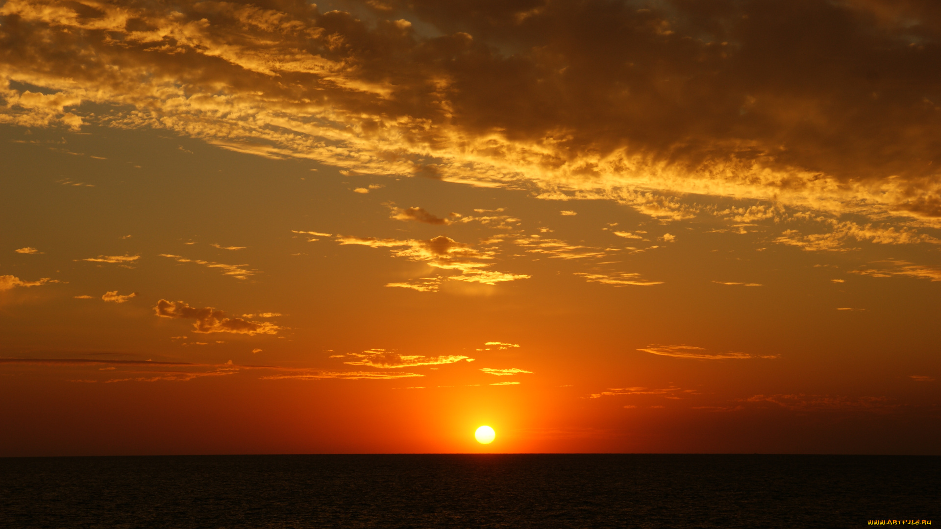 природа, восходы, закаты, вечер, океан, вода, солнце, море