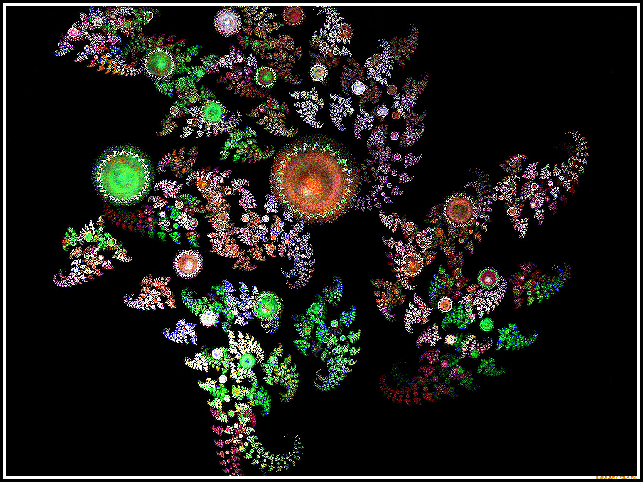 3д, графика, fractal, фракталы, фон, узор