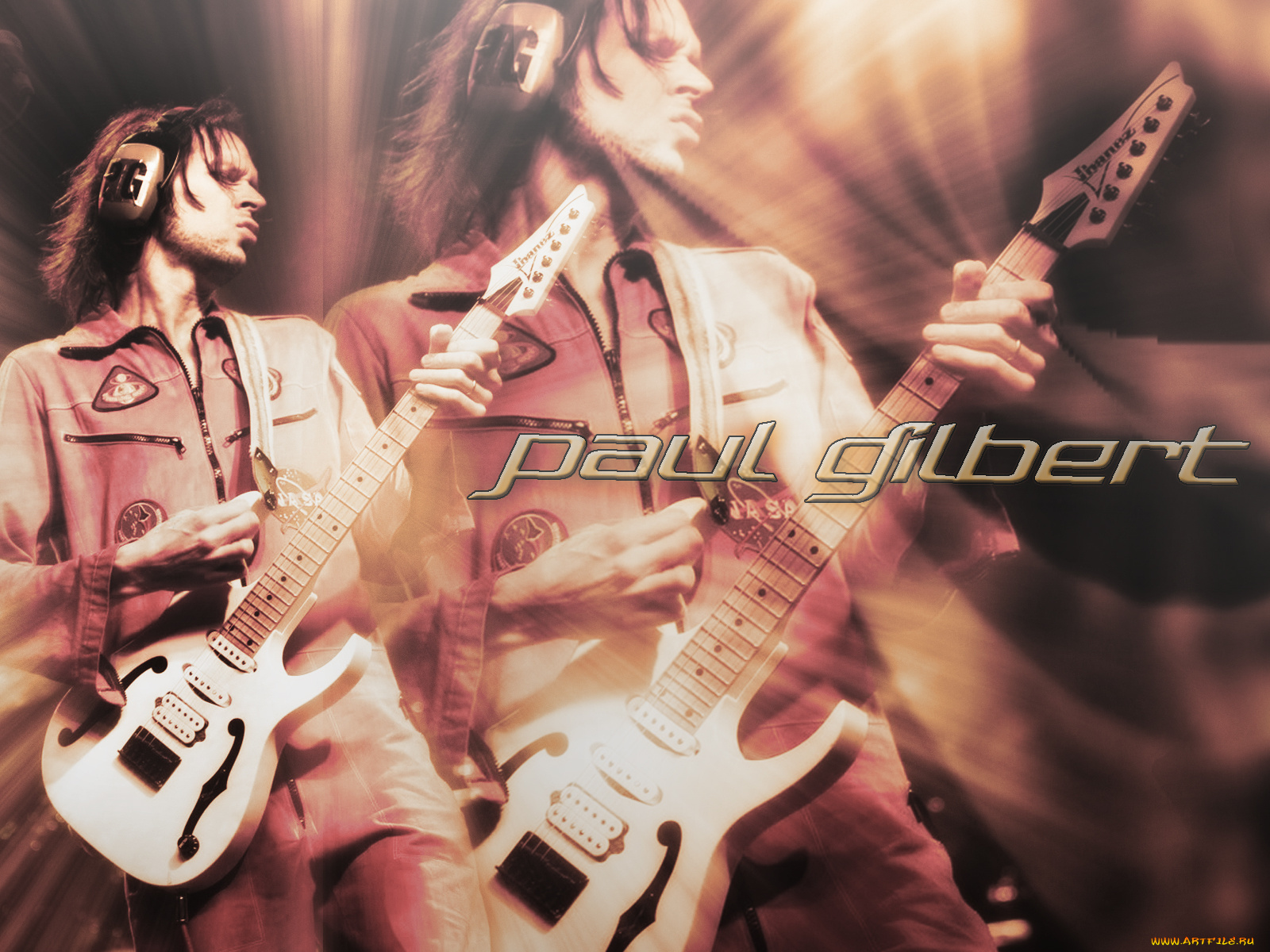 paul, gilbert, музыка, хард-рок, инструментальный, рок, хэви, метал, гитарист, сша