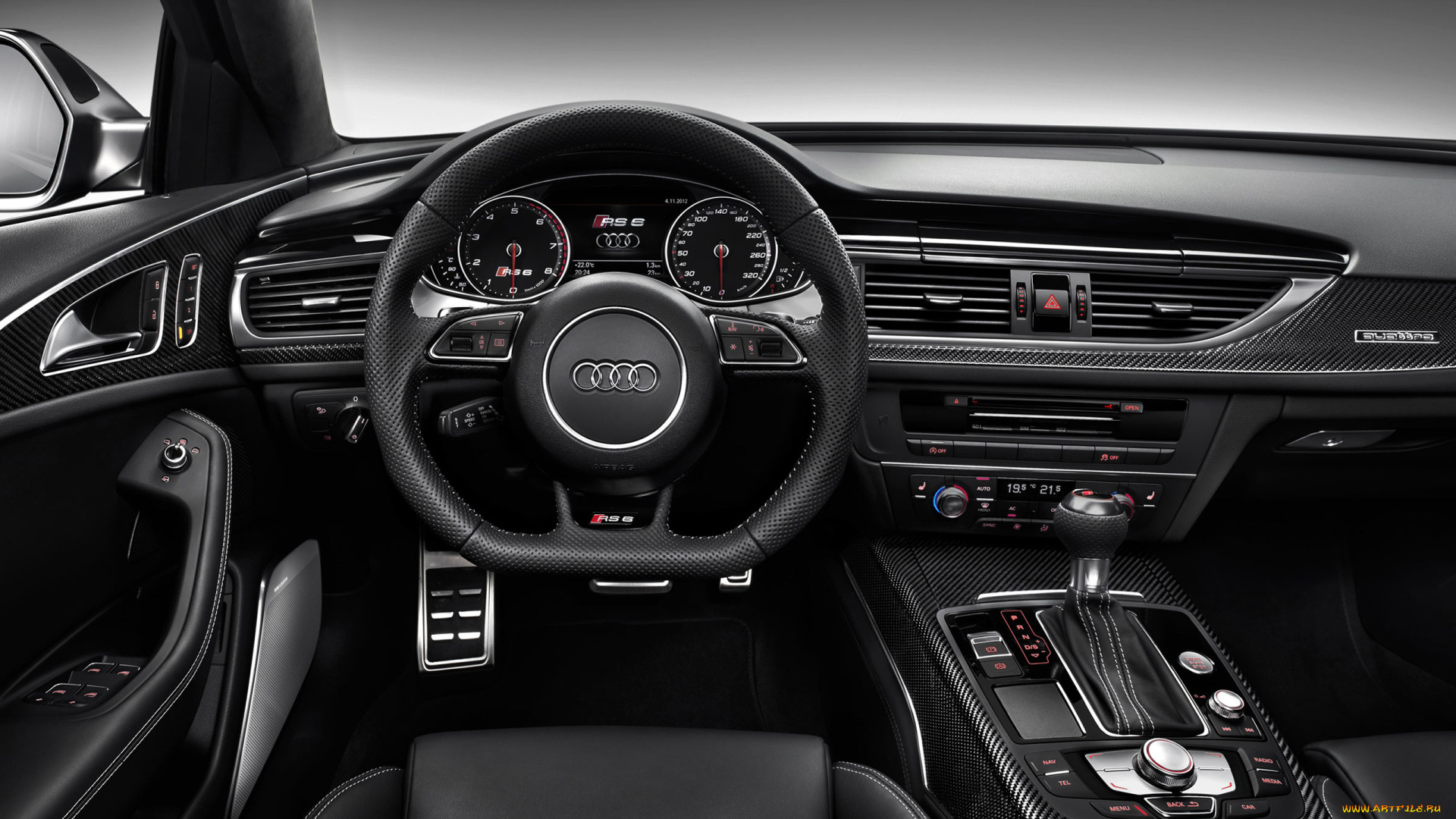 автомобили, спидометры, торпедо, audi, rs6, avant