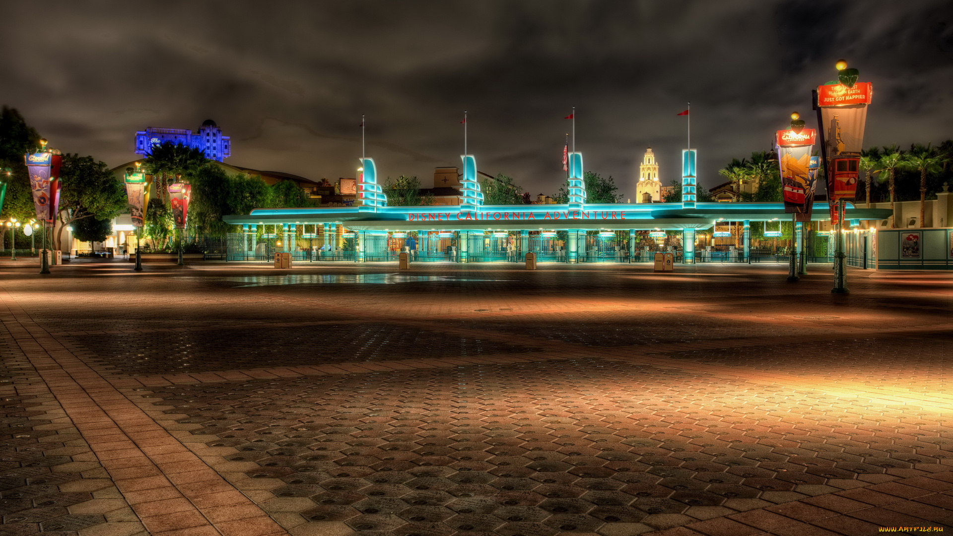 города, диснейленд, калифорния, сша