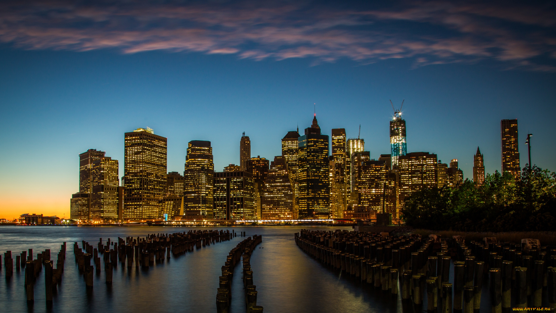 города, нью, йорк, сша