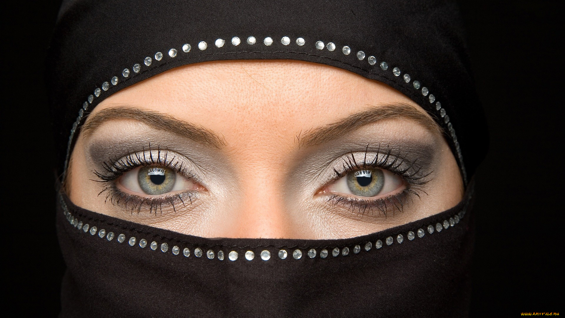 разное, глаза, чадра