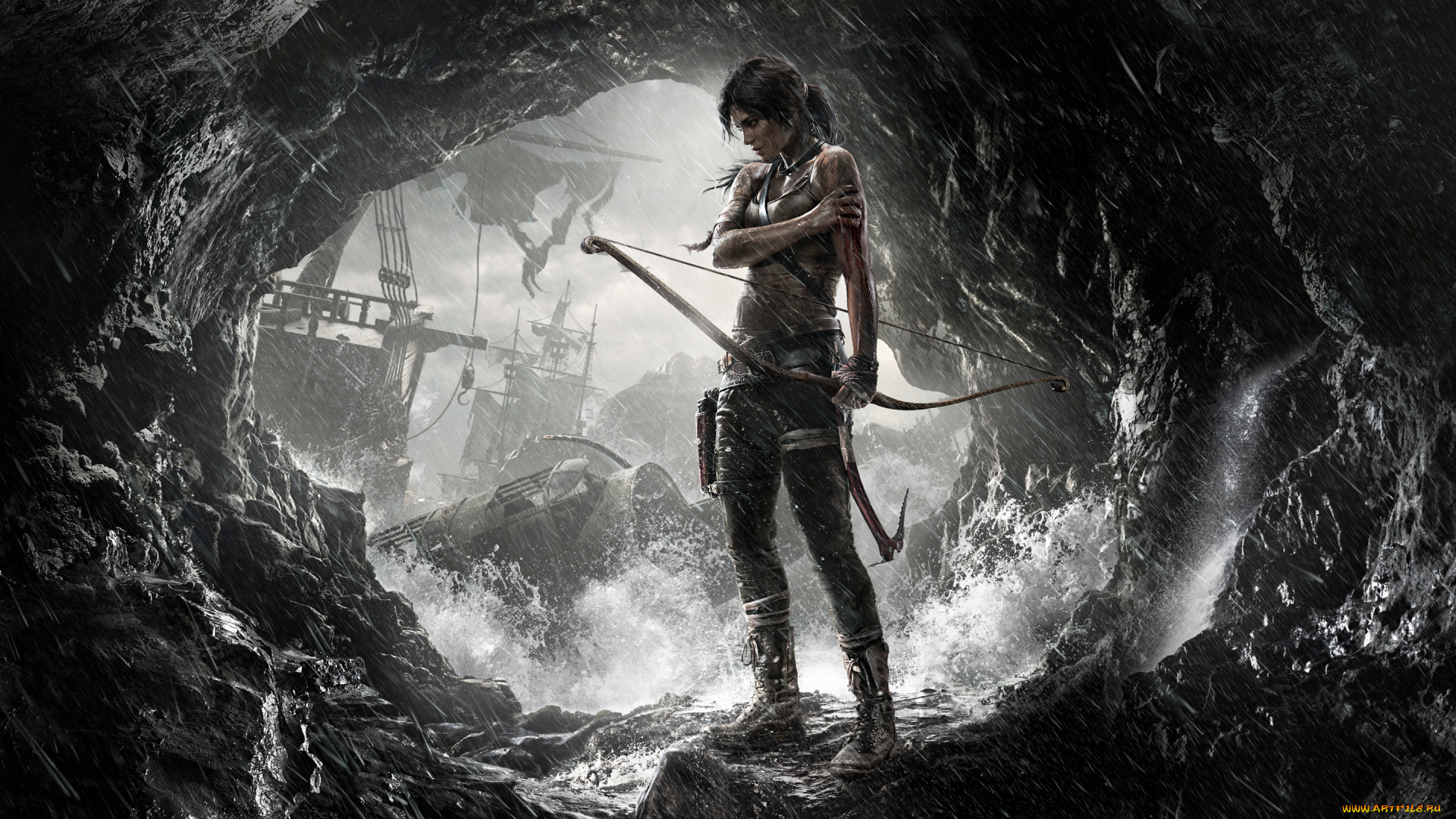 tomb, raider, 2013, видео, игры