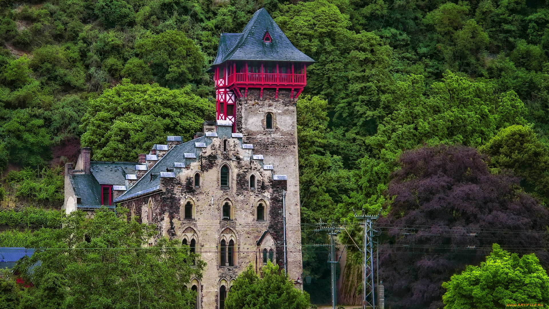 замок, liebieg, германия, города, дворцы, замки, крепости